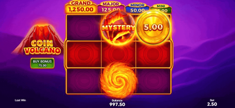 Coin Volcano en la versión demo Coin Volcano en la versión demo